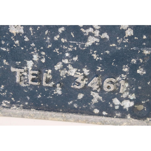 149 - Aluminium ' North Wilts Water Board ' Sign - local interest, addressed ' The Engineer, 38 St Paul St... 