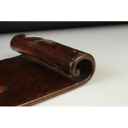 152 - Chinese Hardwood and Bone Inlaid Mah-jong Set, with four drawers holding celluloid playing pieces, a... 