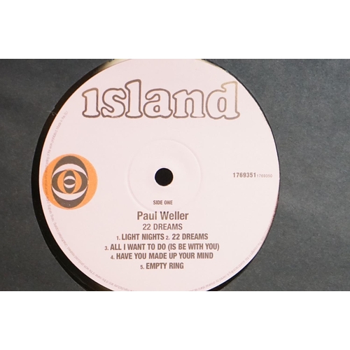 476 - Vinyl - Two Paul Weller LPs to include 22 Dreams with booklet and On Sunset OB59857 both ex