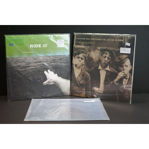 478 - Vinyl - Three Indie/Alternative LPs to include 2 x Ride (self titled CRELP074 & Not a Safe Place 201... 