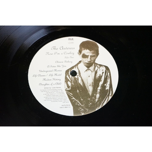 480 - Vinyl - Two The Auteurs LPs to include Now I'm A Cowboy HUTLPX16 with postcard and inner sleeve (no ... 