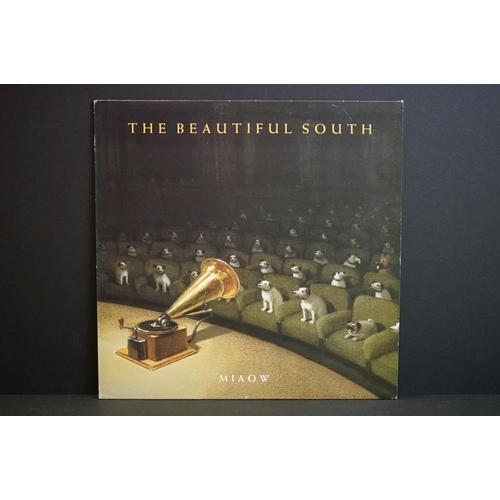 487 - Vinyl - The Beautiful South Miaow LP on Go! Discs 828 507-1.  Original rare version with withdrawn s... 