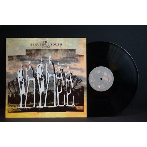 488 - Vinyl - 4 The Beautiful South LPs to include Welcome To The Beautiful South (AGOLP 16) withdrawn gun... 