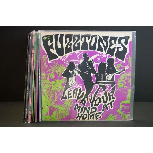 569 - Vinyl – 9 The Fuzztones albums to include Leave Your Mind At Home (Original USA 1984, Midnight Recor... 