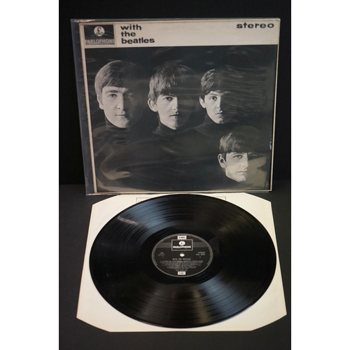 637 - Vinyl - 4 The Beatles LPs to include Please Please Me (PCS 3042) stereo with silver and black boxed ... 