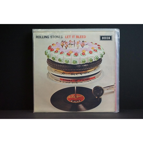 639 - Vinyl - 8 Rolling Stones LPs to include Self Titled (LK 4605), Let It Bleed x 2 (LK 5025 and SKL 502... 