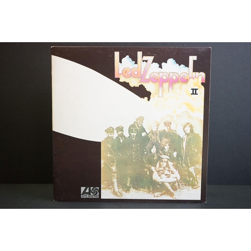 642 - Vinyl - 8 Led Zeppelin LPs spanning their career.  Includes II, III, Physical Graffiti, In Through T... 