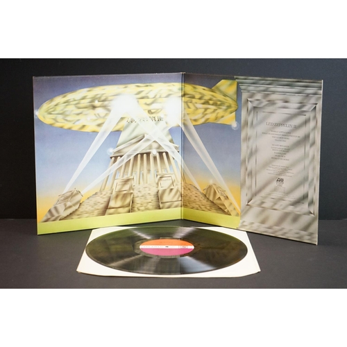 642 - Vinyl - 8 Led Zeppelin LPs spanning their career.  Includes II, III, Physical Graffiti, In Through T... 