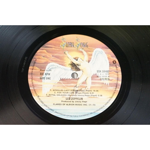 642 - Vinyl - 8 Led Zeppelin LPs spanning their career.  Includes II, III, Physical Graffiti, In Through T... 