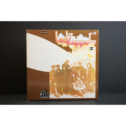 642 - Vinyl - 8 Led Zeppelin LPs spanning their career.  Includes II, III, Physical Graffiti, In Through T... 