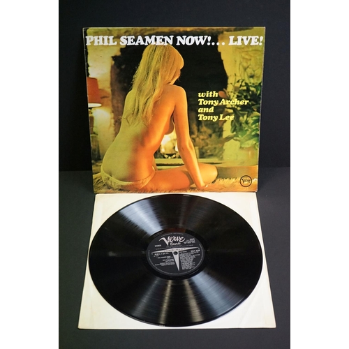 645 - Vinyl - 4 rare British Jazz LPs to include Phil Seamen Now!...Live! (SVLP 9220), Meets Eddie Gomez (... 