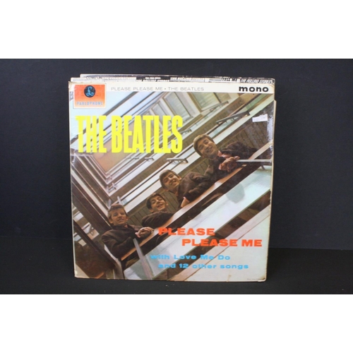 436 - Vinyl - 13 Classic Rock / Beat LPs and one box set to include The Beatles Please Please Me (early sl... 