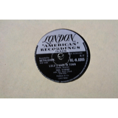 440 - Vinyl - 15 1950s rock n roll & pop 78s on London Records to include The Hilltoppers, Tub Hunter, And... 