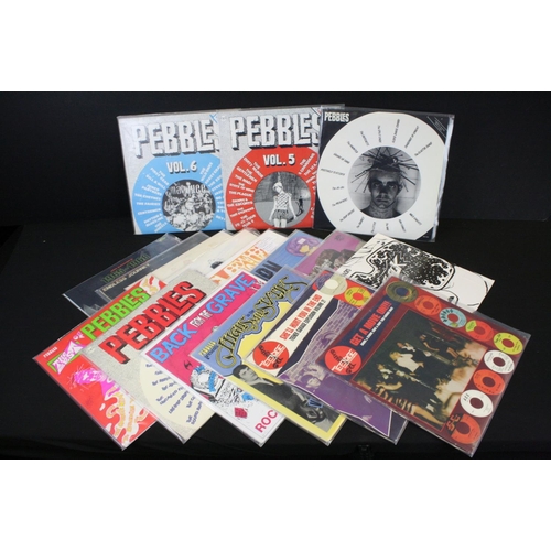 597 - Vinyl - 17 US Garage Punk / Psych compilations to include Pebbles Vol. One (1979, BFD Records BFD-50... 