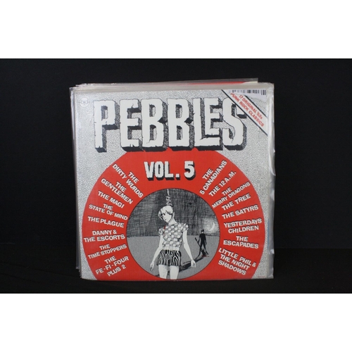 597 - Vinyl - 17 US Garage Punk / Psych compilations to include Pebbles Vol. One (1979, BFD Records BFD-50... 