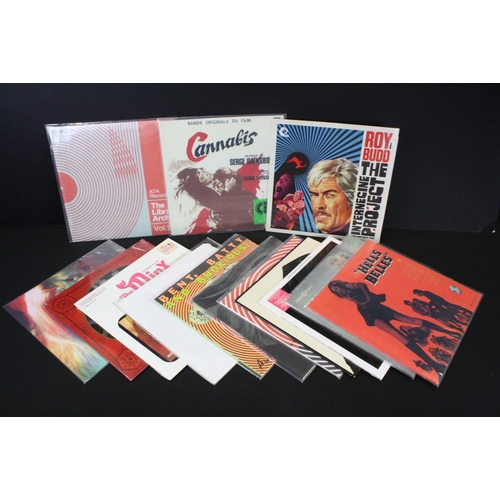 600 - Vinyl - 14 Long Deleted Cult Films Soundtracks / Library Music reissue albums to include Roy Budd – ... 