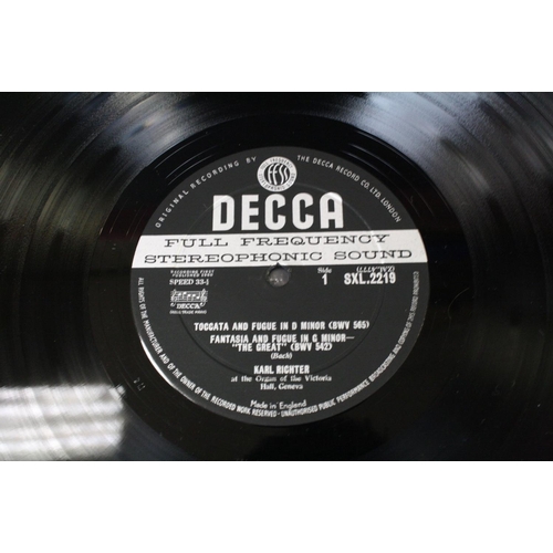 611 - Vinyl - Vinyl Records - Classical - 7 Original ED 1 Stereo albums and Two 10” on Decca Records, SXL ... 