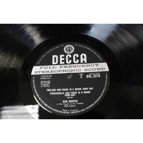 611 - Vinyl - Vinyl Records - Classical - 7 Original ED 1 Stereo albums and Two 10” on Decca Records, SXL ... 