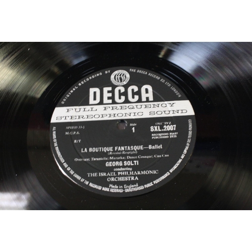 611 - Vinyl - Vinyl Records - Classical - 7 Original ED 1 Stereo albums and Two 10” on Decca Records, SXL ... 