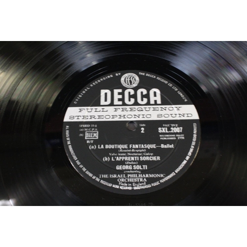 611 - Vinyl - Vinyl Records - Classical - 7 Original ED 1 Stereo albums and Two 10” on Decca Records, SXL ... 