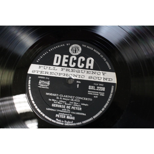 611 - Vinyl - Vinyl Records - Classical - 7 Original ED 1 Stereo albums and Two 10” on Decca Records, SXL ... 