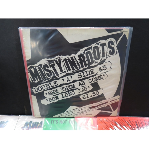 729 - Vinyl - Misty In Roots / Aswad - 10 Reggae albums and Two 12” singles, including: Misty In Roots: Pe... 