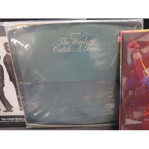 731 - Vinyl - Bob Marley & The Wailers, 5 albums, to include: Catch A Fire (Original UK 1st Pressing, Pink... 