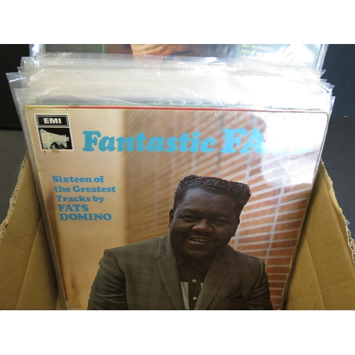 779 - Vinyl - Over 40 mainly rock & roll and jazz LPs including Fats Domino x 5, Ray Charles, Eartha Kitt,... 