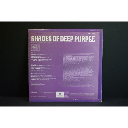 670 - Vinyl - Deep Purple - Shades Of Deep Purple (Original UK 1st pressing, Yellow Parlophone labels, Mon... 