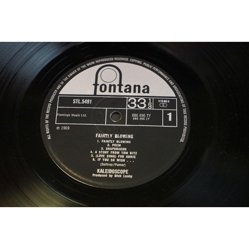 694 - Vinyl - Psych - Kaleidoscope – Faintly Blowing (Original UK 1969 1st Pressing, Smooth Fontana labels... 