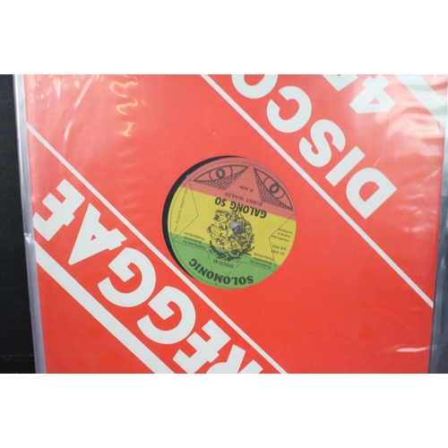 749 - Vinyl - Over 50 rare mainly UK 1970s and 1980s original Reggae / Roots / Dub 12” singles including m... 