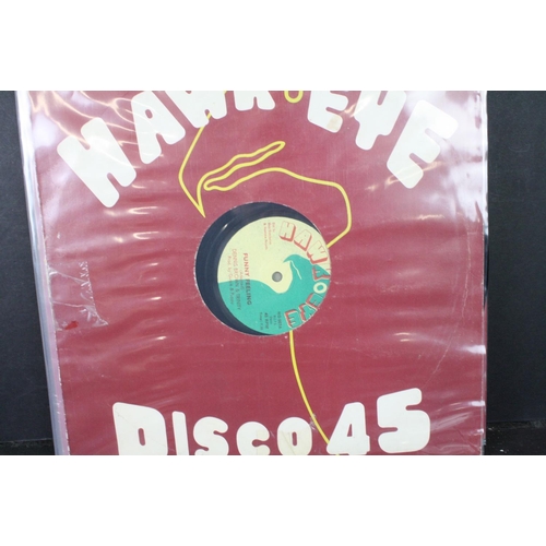 749 - Vinyl - Over 50 rare mainly UK 1970s and 1980s original Reggae / Roots / Dub 12” singles including m... 