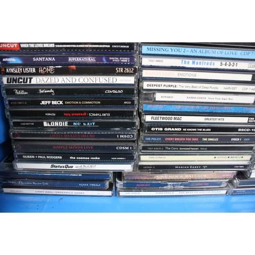 804 - CDs / DVDs - Approx 100 CDs and 6 DVDs to include Dire Straits, Led Zeppelin (2 DVDs), Coldplay, Ato... 