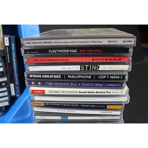 804 - CDs / DVDs - Approx 100 CDs and 6 DVDs to include Dire Straits, Led Zeppelin (2 DVDs), Coldplay, Ato... 