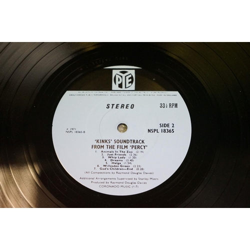 705 - Vinyl - The Kinks original press albums to include Percy (Pye stereo press NSPL 18365) fully laminat... 