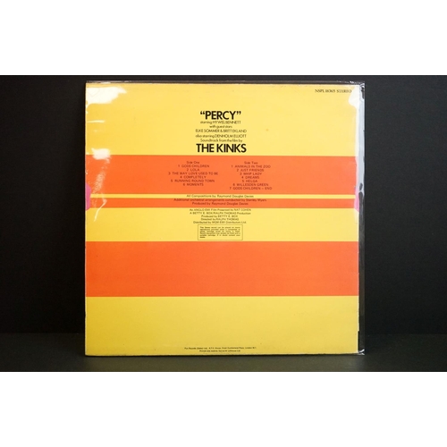 705 - Vinyl - The Kinks original press albums to include Percy (Pye stereo press NSPL 18365) fully laminat... 