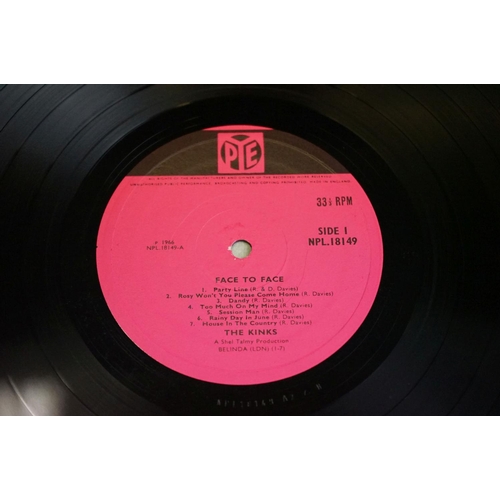 705 - Vinyl - The Kinks original press albums to include Percy (Pye stereo press NSPL 18365) fully laminat... 