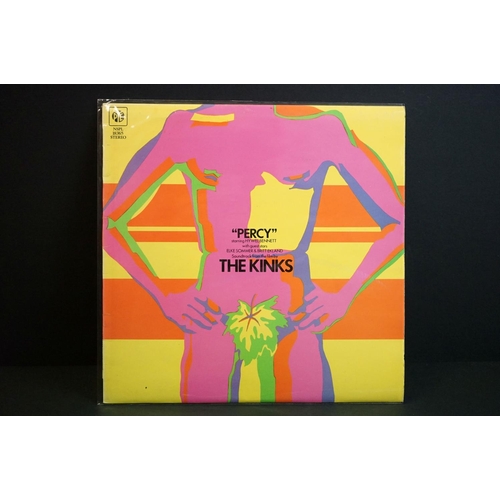 705 - Vinyl - The Kinks original press albums to include Percy (Pye stereo press NSPL 18365) fully laminat... 