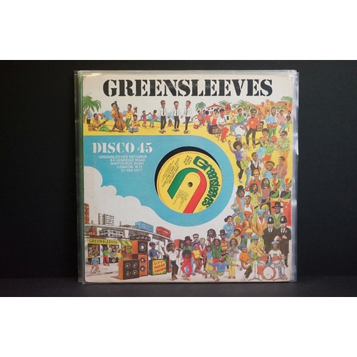 736 - Vinyl - Greensleeves Records, 15 Reggae / Roots albums and four 12” singles, to include: Augustus Pa... 