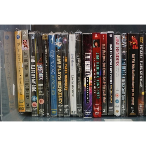 409 - DVDs - 27 Jimi Hendrix DVDs including rarities, plus Electric Ladyland / At Last... The Beginning / ... 