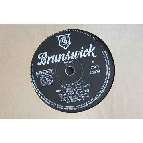 439 - Vinyl - Over 100 mainly 1950s rock n roll and pop 78s to include Elvis Presley, The Crew Cuts, Four ... 