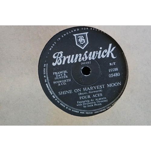 439 - Vinyl - Over 100 mainly 1950s rock n roll and pop 78s to include Elvis Presley, The Crew Cuts, Four ... 