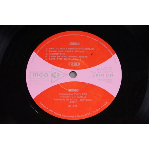 672 - Vinyl - Prog Rock - Gringo - 1971 Self Titles - Stock copy + Test Pressing copy (MCA Records, MKPS 2... 