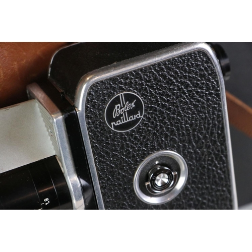 120A - Bolex Paillard Zoom Reflex P3 8mm Motion Picture Cine Camera, with Pan-Cinor f/1.9 40mm lens, lens c... 