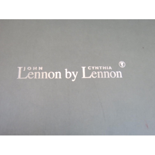 828 - Memorabilia - John Lennon by Cynthia Lennon.  4 prints approx 40 x 27cms boxed.  Printed by Napier J... 