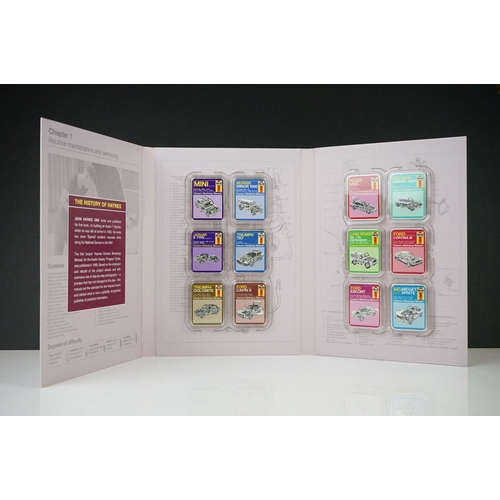 187 - Haynes Manuals ' Owners Workshop Manual ' Silver Plated Ingot Collection, limited edition, comprisin... 