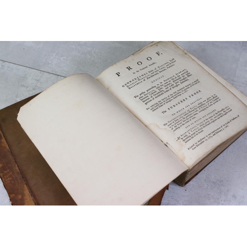 354 - Douglas, Proof against the pursuers proof, printed 1765 and 1766, comprising the correspondence of f... 