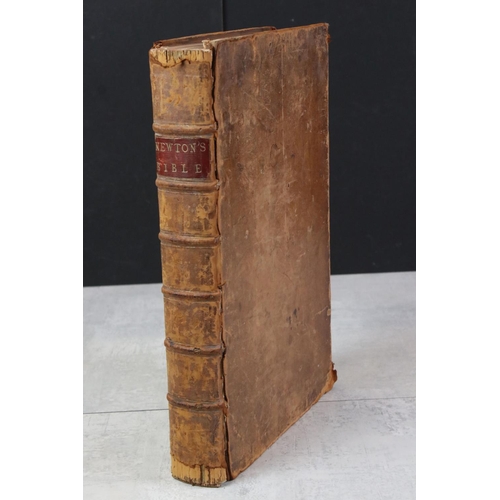355 - Samuel Newton, The Complete Family Bible, published by T Brewman 1771