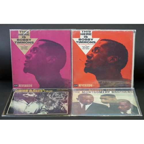 279 - Vinyl - Jazz / Bop - 4 original UK Pressing albums on Riverside Records, to include: Bobby Timmons -... 