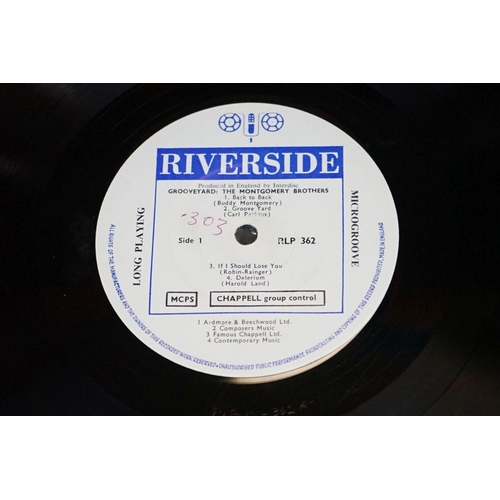 279 - Vinyl - Jazz / Bop - 4 original UK Pressing albums on Riverside Records, to include: Bobby Timmons -... 